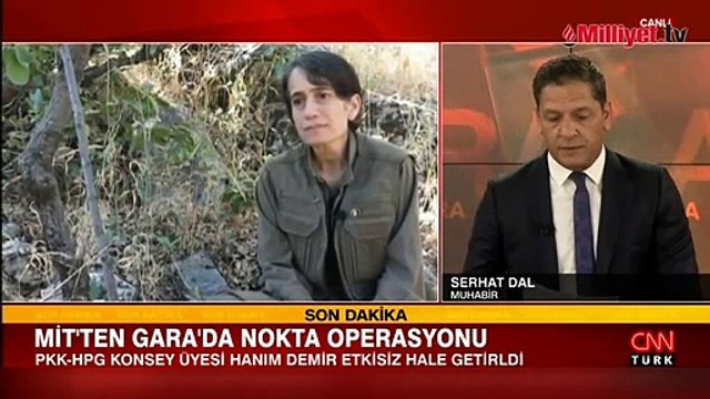 MİT'ten Gara'da operasyon! Sözde PKK-HPG konseyi üyesi terörist Hanım Demir öldürüldü