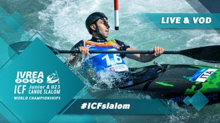 2022 ICF Canoe Slalom Junior & U23 World Championships Ivrea Italy / Canoe U23 Heats