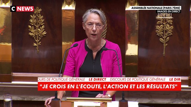 Elisabeth Borne : «Sous l’égide du président de la République, une commission transpartisane sera lancée à la rentrée»