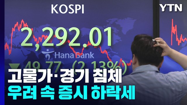 코스피, 1년 8개월 만에 2,300선 무너져...환율, 장중 1,310원 돌파 / YTN