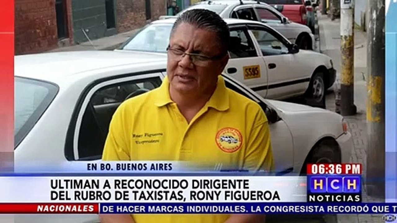 Asesinan a reconocido dirigente de taxistas en el barrio Buenos Aires de la capital