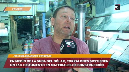 En medio de la suba del dólar, corralones sostienen un 10% de aumento en materiales de construcción
