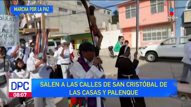 Protestan en Chiapas contra la violencia al sacerdote Marcelo Pérez