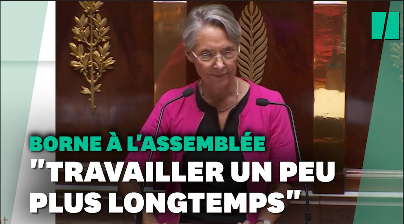 "Oui, il faudra travailler un peu plus longtemps": Élisabeth Borne annonce la réforme des retraites à l'Assemblée