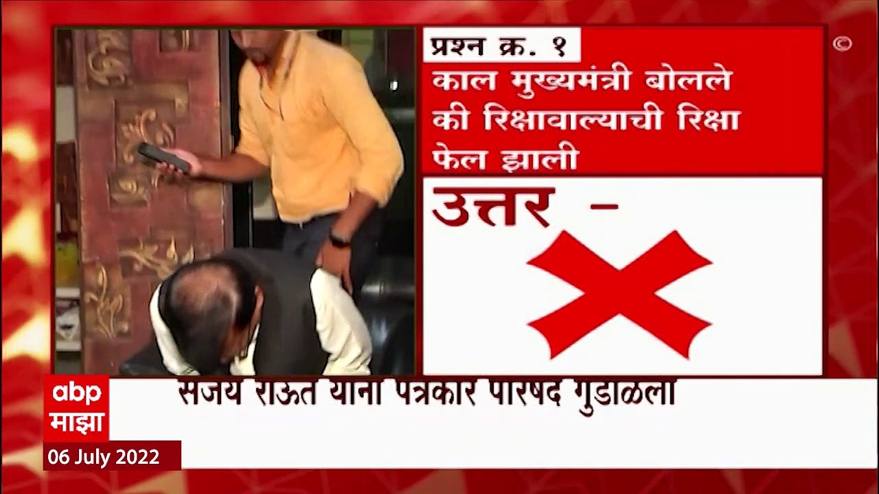 Sanjay Raut यांनी पावणे दोन मिनिटात पत्रकार परिषद गुंडाळली, Sanjay Raut आता कमी बोलणार?