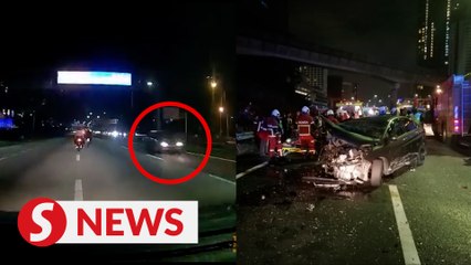 Driving against traffic: Senior citizen dies in collision on Federal Highway