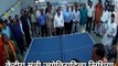 ग्वालियर : केंद्रीय मंत्री ज्योतिरादित्य सिंधिया ने खेला टेबल टेनिस