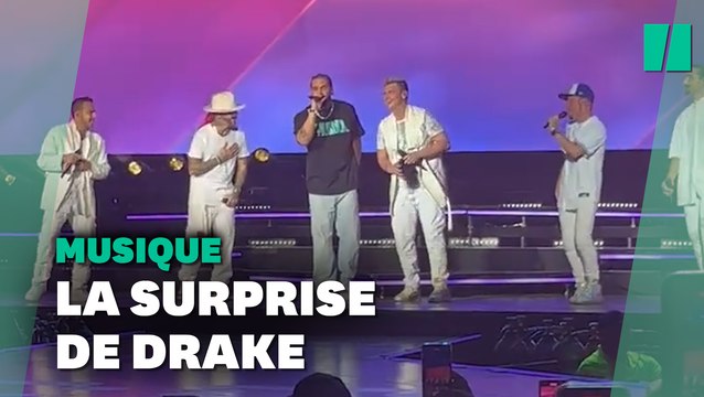 Drake rejoint les Backstreet Boys en concert et enflamme tout le monde