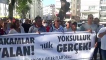 Kesk Üyesi Memurlar Tüik'in Açıkladığı Enflasyon Verilerini Sinop'ta Protesto Etti