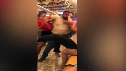 Metroda tekme tokat 'alkol' kavgası