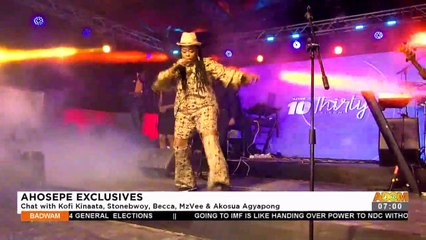 Chat with Kofi Kinaata,  Stonebwoy, Becca, MzVee & Akosua Agyapong -  Adom TV (4-7-22)