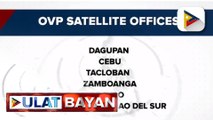 VP Duterte, nagtatag ng anim na satellite offices sa iba't ibang probinsya