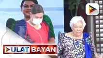 VP Duterte at dating Sec. Briones, sabay dumating sa tanggapan ng DepEd