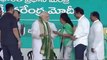 YSRCP Minister Roja Selvamani Selfie witth PM Modi and Andhra CM Jagan Mohan Reddy - Video