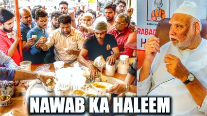 Hyderabad Nawab | Saab ka Haleem | Royal Touch to Haleem | Street Byte
