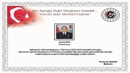 Pençe-Kilit Harekatı bölgesinden acı haber