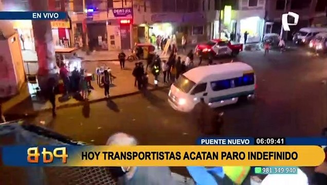 Paro de transporte: usuarios reportan demora de buses y alza de pasajes en Puente Nuevo