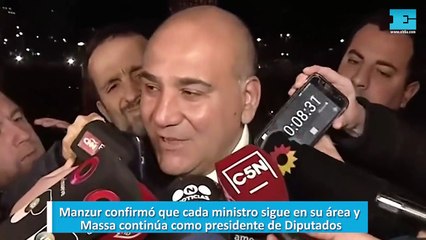 Manzur confirmó que cada ministro sigue en su área