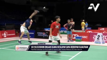 Goh Sze Fei & Izzuddin enggan ulangi kesilapan sama di Masters Malaysia