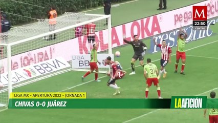 Chivas empieza el Apertura 2022 con el pie izquierdo, empatan ante Juárez