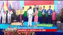¡Medalla de oro!: Dos gimnastas bolivianas brillaron en los juegos bolivarianos en Colombia
