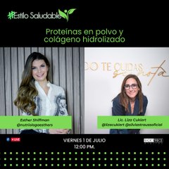 Estilo Saludable: Proteínas en polvo y colágeno hidrolizado.