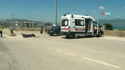 Bandırma'da trafik kazası sonrası arbede