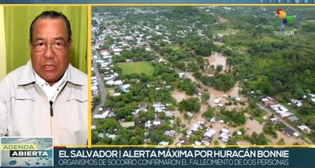 El Salvador se encuentra en alerta máxima por afectaciones de huracán Bonnie