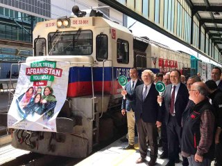 5. İyilik Treni törenle Afganistan'a uğurlandı