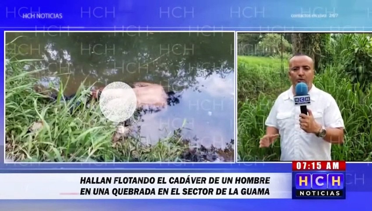 ¡Semidesnudo y estrangulado! hallan a hombre en quebrada de La Guama