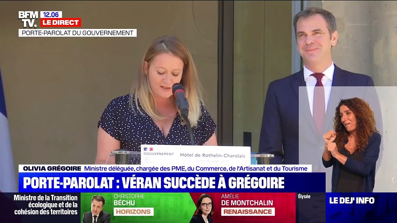 "J'en ai parlé avec Doudou" : La passation de pouvoir lunaire entre Olivia Grégoire et Olivier Véran