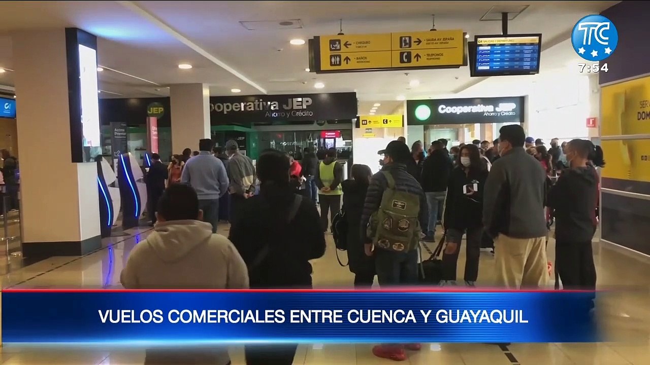 Vuelos comerciales entre Cuenca y Guayaquil