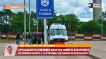 Actualizan transportes directos entre el aeropuerto de Puerto Iguazú y la terminal de ómnibus de Posadas