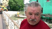 Rio transformado em lixeira em Manaus