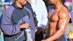 Creed 3 : Michael B Jordan shooting a muscular Jonathan Majors
