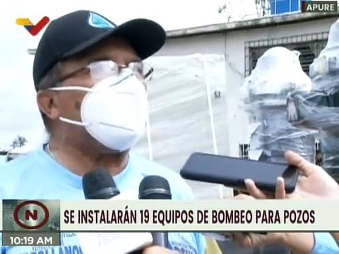 Apure | Instalan 19 equipos de bombeo para pozos de agua potable en San Fernado