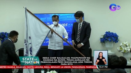 NEDA Chief Balisacan: Pagpapataw ng dagdag na buwis, pinag-aaralan ng pamahalaan pero mahalaga ang timing para rito | SONA