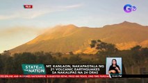 MT. Kanlaon, nakapagtala ng 21 volcanic earthquakes sa nakalipas na 24 oras | SONA