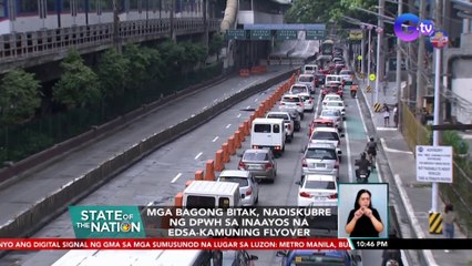 Video herunterladen: Mga bagong bitak, nadiskubre ng DPWH sa inaayos na EDSA-Kamuning flyover | SONA