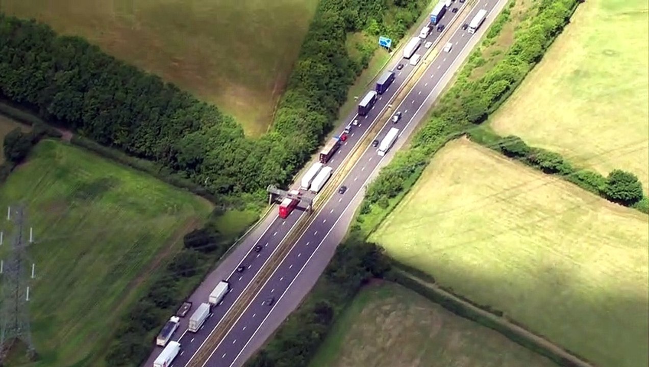 Protesters block motorway in stand against cost of fuel