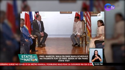 Pres. Marcos, wala pa raw naka-schedule na pagbisita kay U.S. Pres. Biden at iba pang state visit | SONA