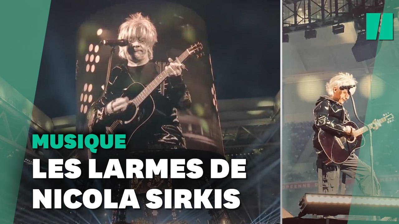 Pour le dernier concert d'Indochine en 2022, Nicola Sirkis en larmes
