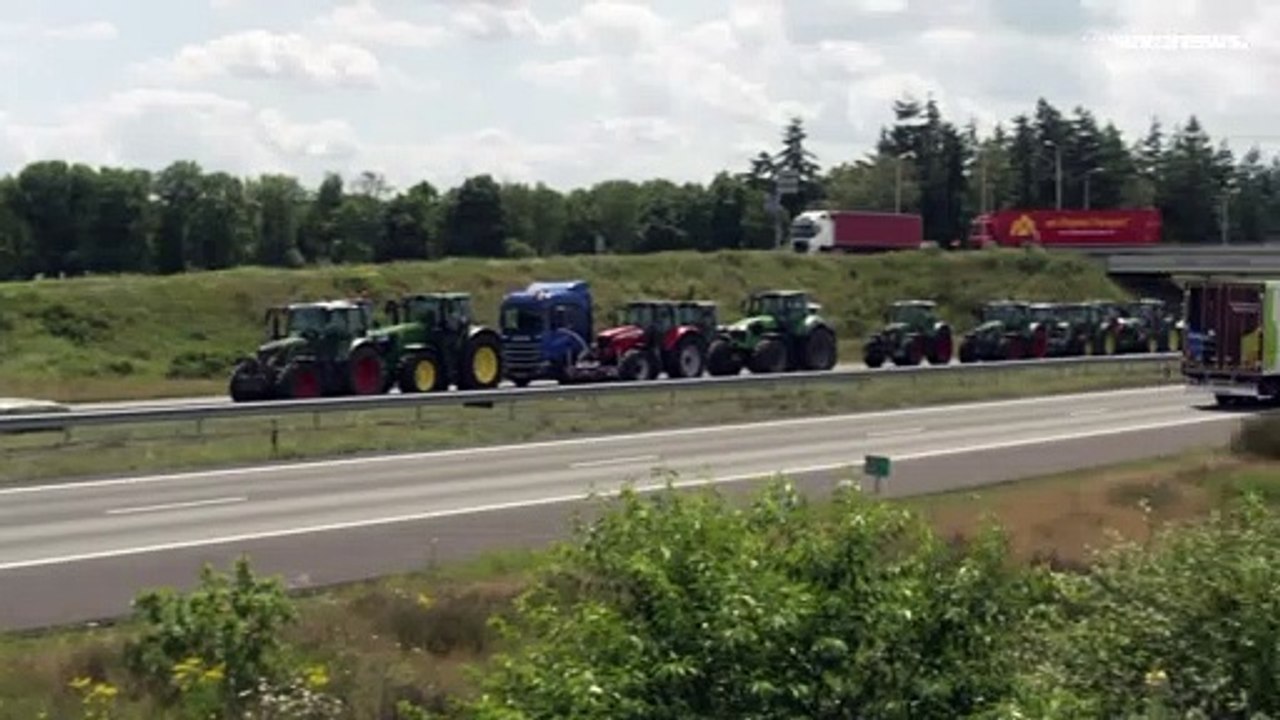 Landwirte protestieren gegen die Stickstoffpläne der Niederlande