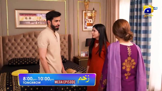 Zakham Mega Episode 26 & 27 Promo - Sehar Khan - Aagha Ali - Tomorrow at 8-00 PM only on Har Pal Geo