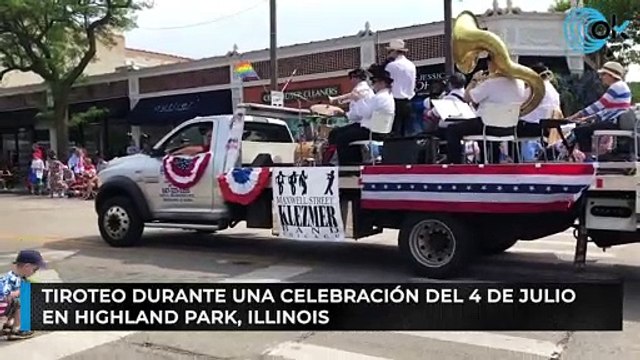 Tiroteo durante una celebración del 4 de julio en Highland Park, Illinois