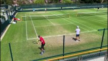 Wimbledon, Sinner e Djokovic si allenano fianco a fianco prima della sfida nei quarti