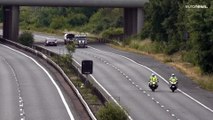 Protestas en la autopistas británicas por el aumento de los precios de los combustibles