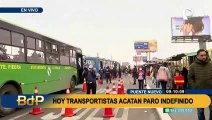 Paro de transporte: usuarios reportan demora de buses y alza de pasajes en Puente Nuevo