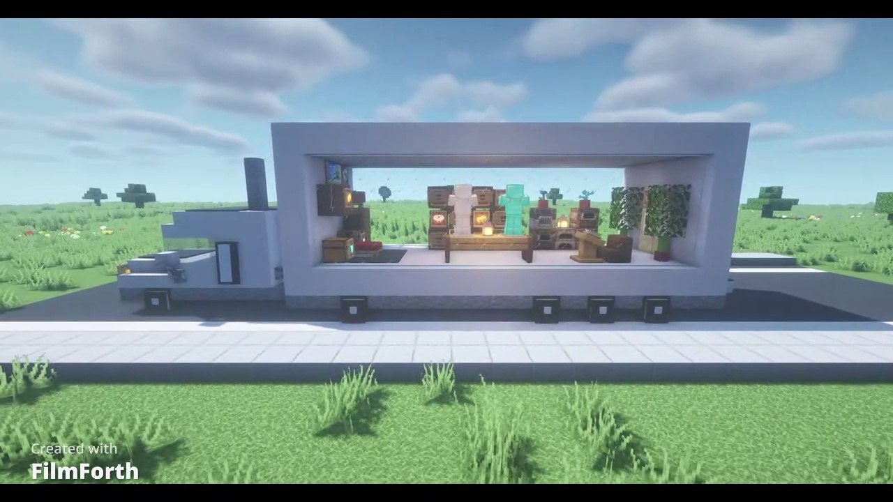 How to make a Motorhome or House in Minecraft tutorial | Harley Minecraft | Minecraft house tutorials