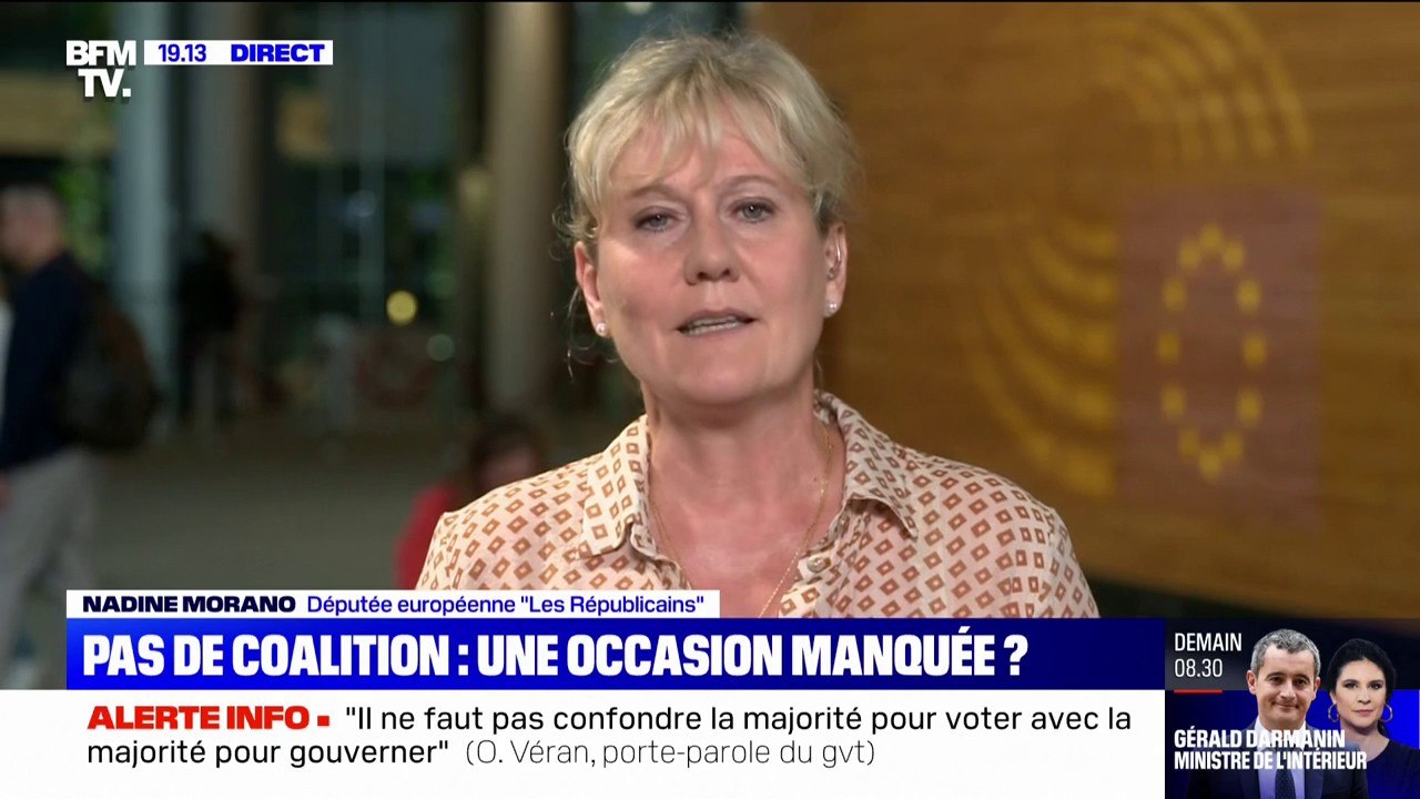 Nadine Morano: "Un contrat de gouvernement [avec Les Républicains] aurait eu un sens"